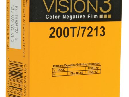 Kodak VISION3 200T Color Negative Film #7213 | Super 8, 50  Roll Online Sale