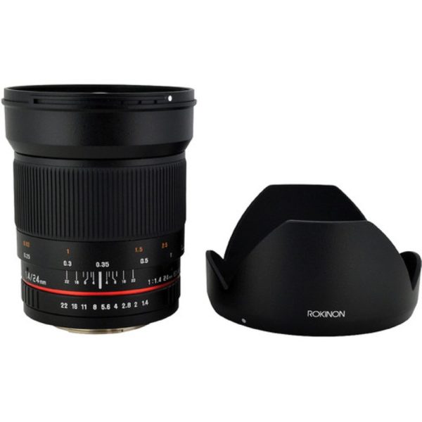 Rokinon 24mm f 1.4 ED AS UMC Wide-Angle Lens for Canon Hot on Sale