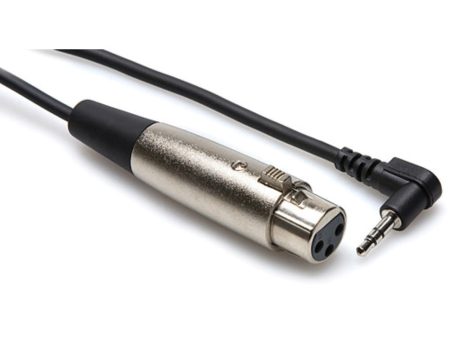 Hosa Technology XLR3F to Right-Angle 3.5mm TRS Mono Microphone Cable |10  For Cheap