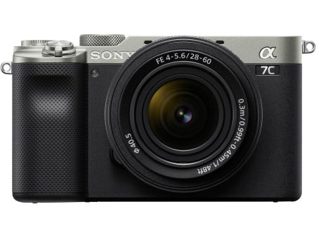 Sony Alpha a7C Mirrorless Digital Camera with 28-60mm Lens | Silver Hot on Sale